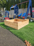 4ft×4ft Cedar sandbox